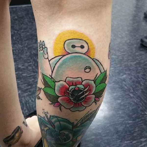 Baymax with Hiro tattoo