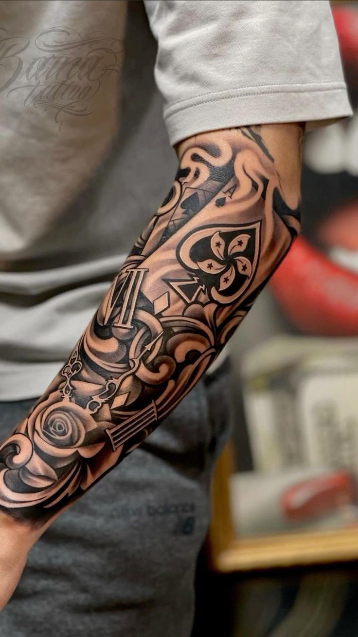 Intricate Animal Portrait Tattoo