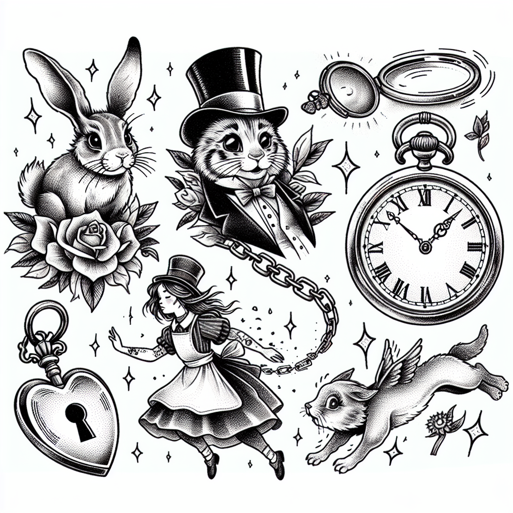 Mad Hatter's Hat Tattoo