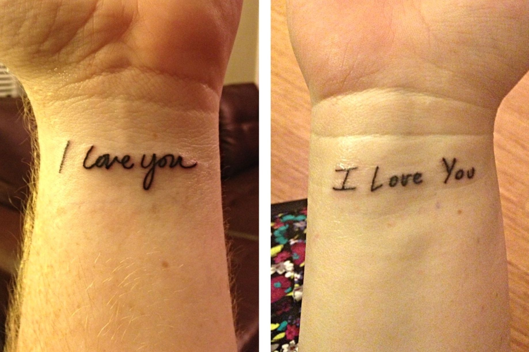 Our 10 year anniversary tattoos! 7/26/13 @ Faith Tattoo in