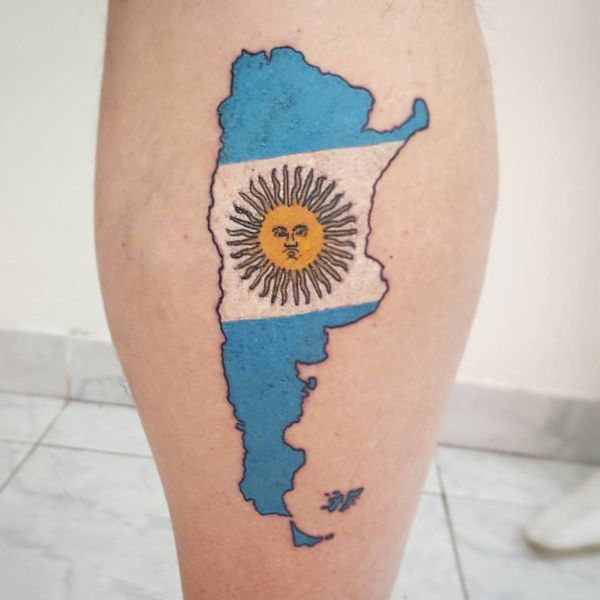 Traditional Argentina Tattoo