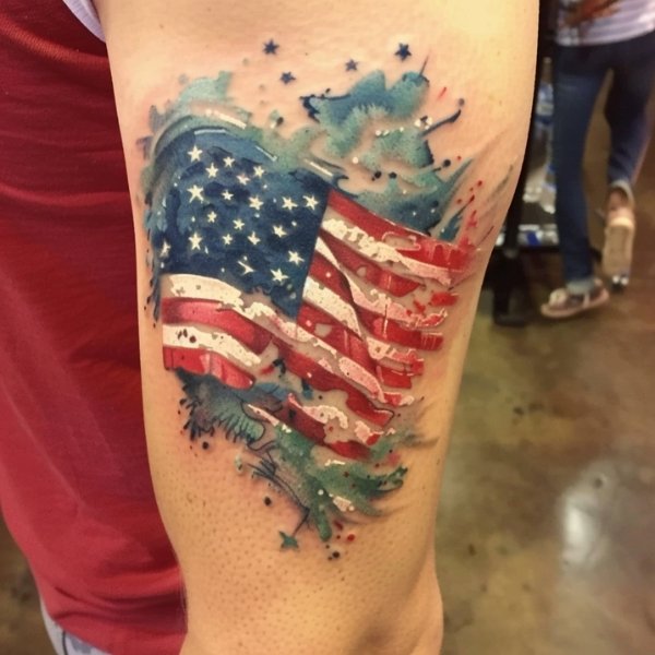 Artistic 4th of July Tattoo Ideas