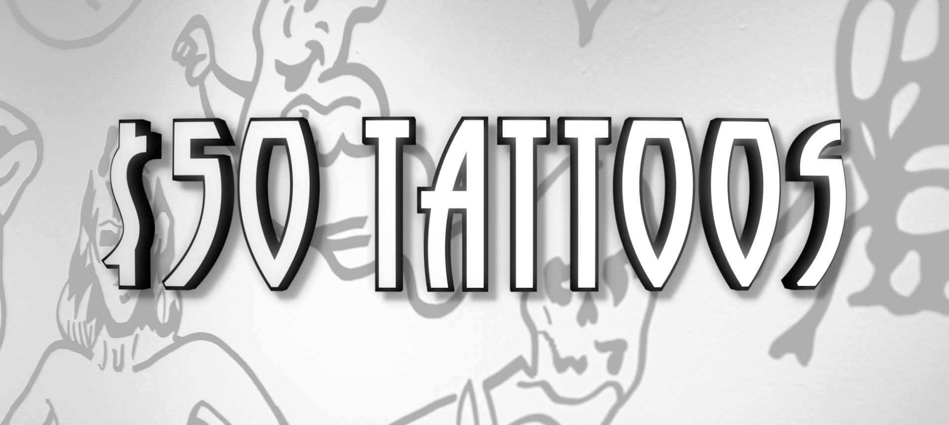 Tattoo studio offering $50 tattoos