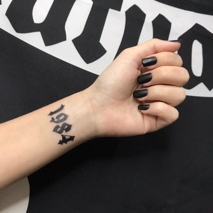 1984 Calendar Tattoo Ideas