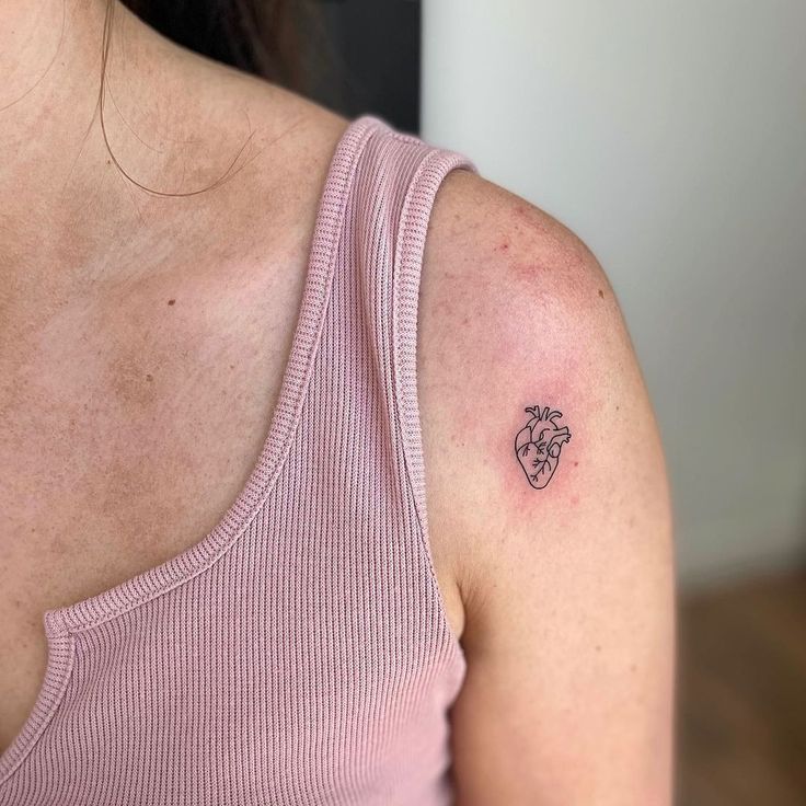 Minimalist Floral Tattoo