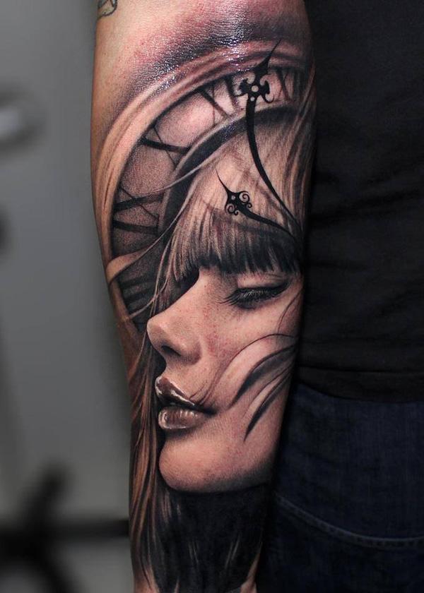 3D Portrait Tattoo