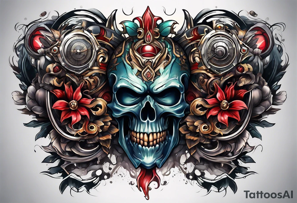 Angry Tattoo Idea