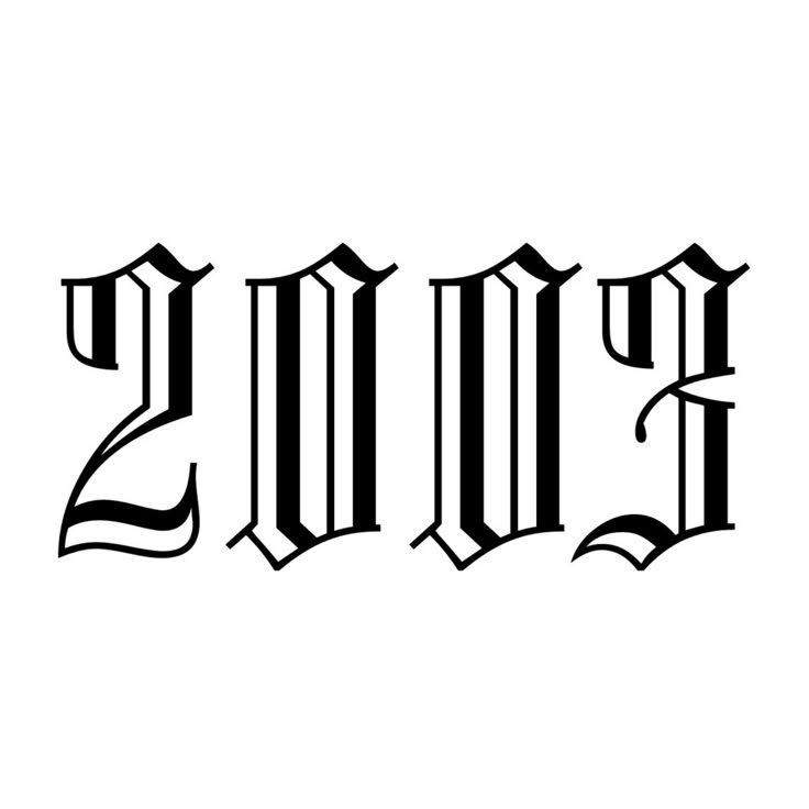 Unique and Trendy 2003 Tattoo Design