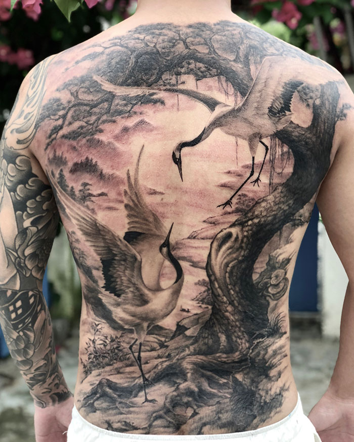 30 Amazingly Detailed Full-Back Tattoos