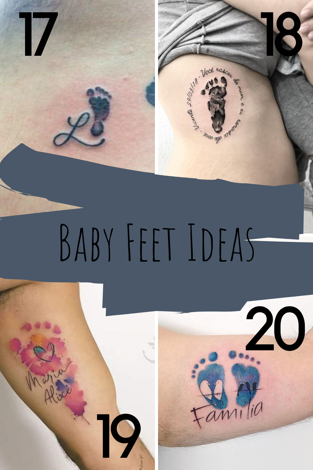 34 Sweet Baby Feet Tattoo Ideas - Tattoo Glee