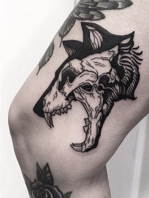 20+ Animal Skull Tattoos And Their Meanings | Creative Tattoos by