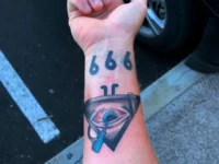 666-tattoo-on-wrist-1