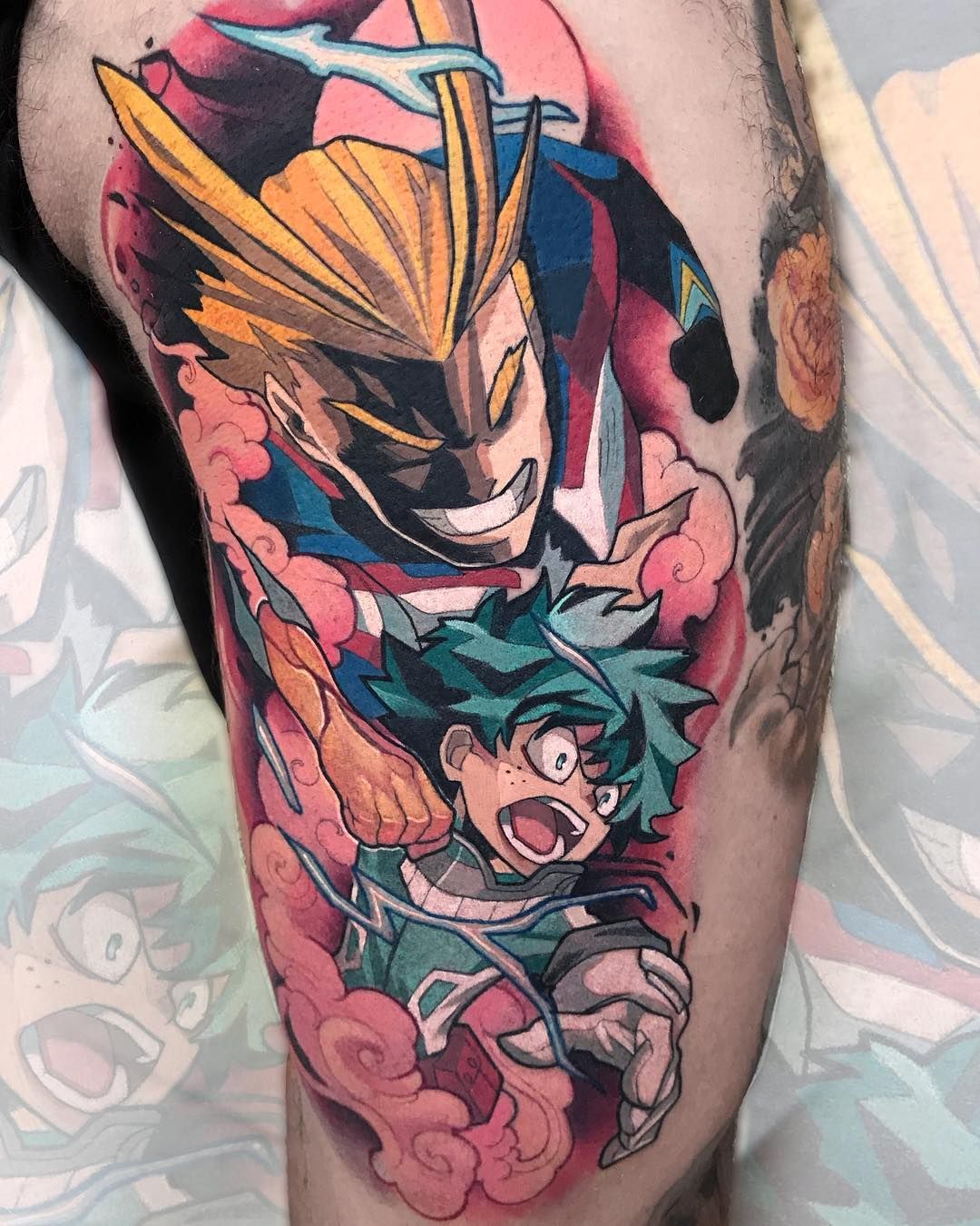 Printable All Might Calendar Tattoo