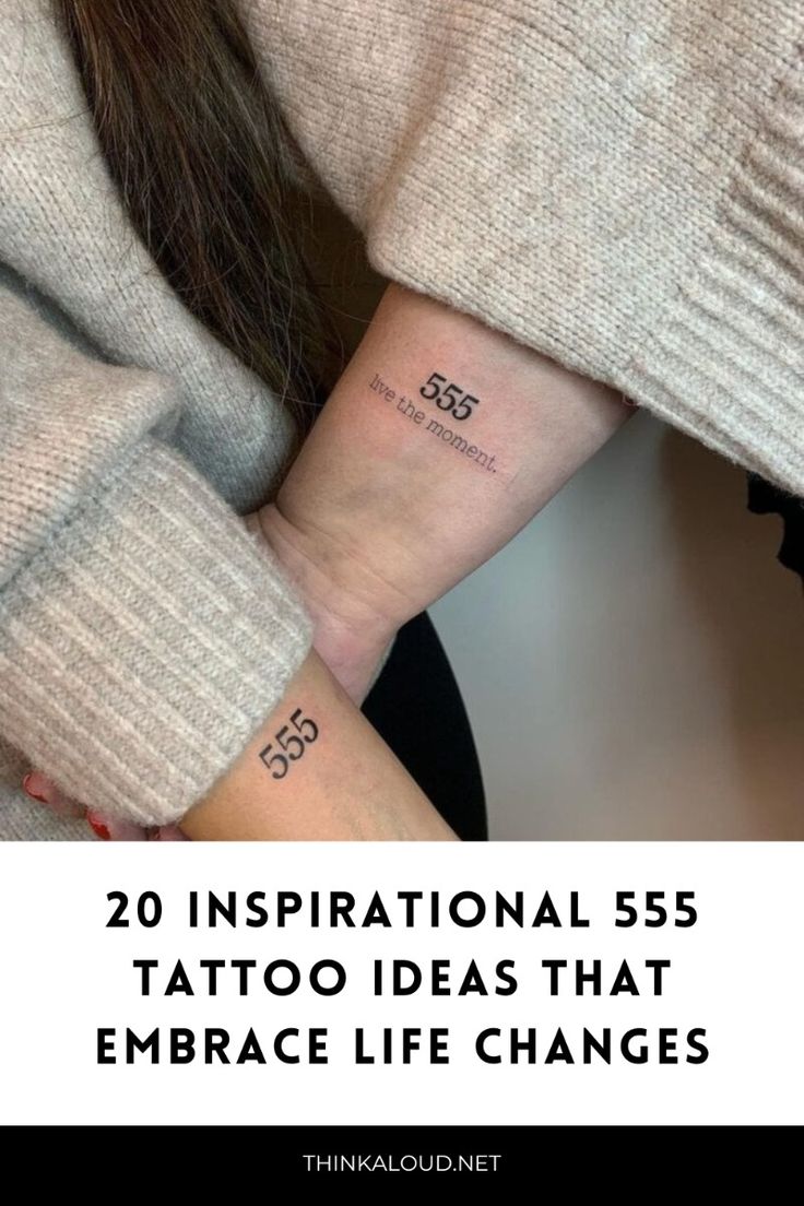 20 Inspirational 555 Tattoo Ideas That Embrace Life Changes New