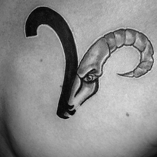 Awesome Aries Tattoo for Men