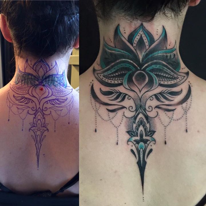Minimalist Compass Tattoo