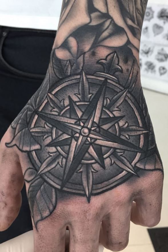 150 Trendy Hand Tattoos for Men You Must See - Tattoo Me Now | Back of