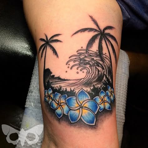 Waves and Ocean Scenes Tattoo