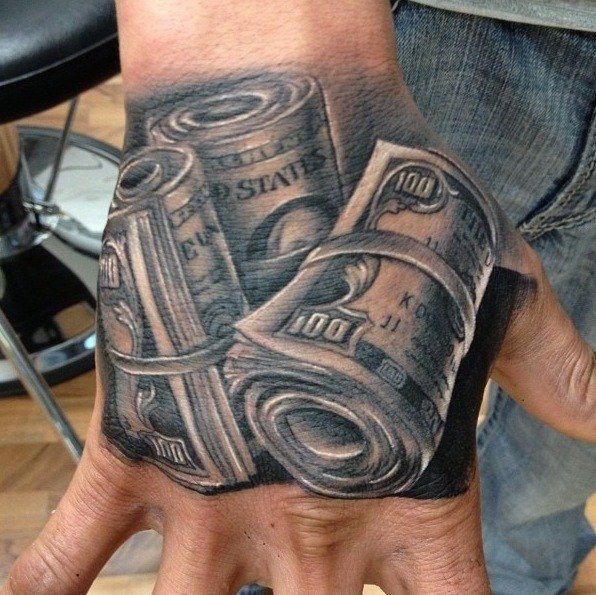 Dollar Tattoo Sleeve Money tattoos for men