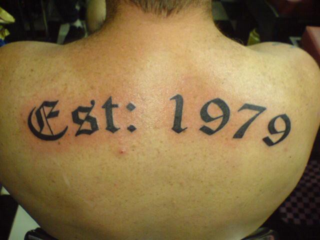 Est. 1979 Tattoo