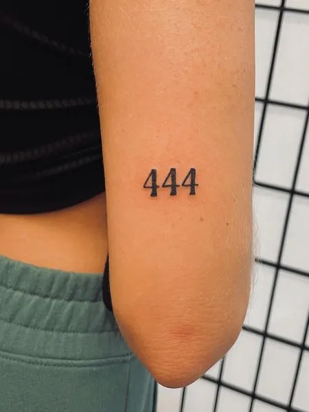 Geometric 444 Tattoo
