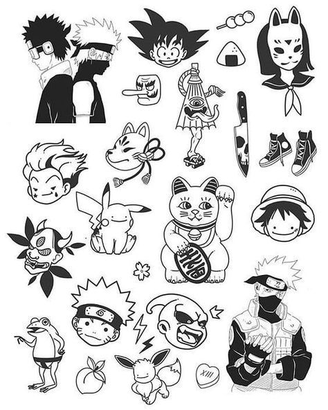 Anime Flash Tattoo Idea 5