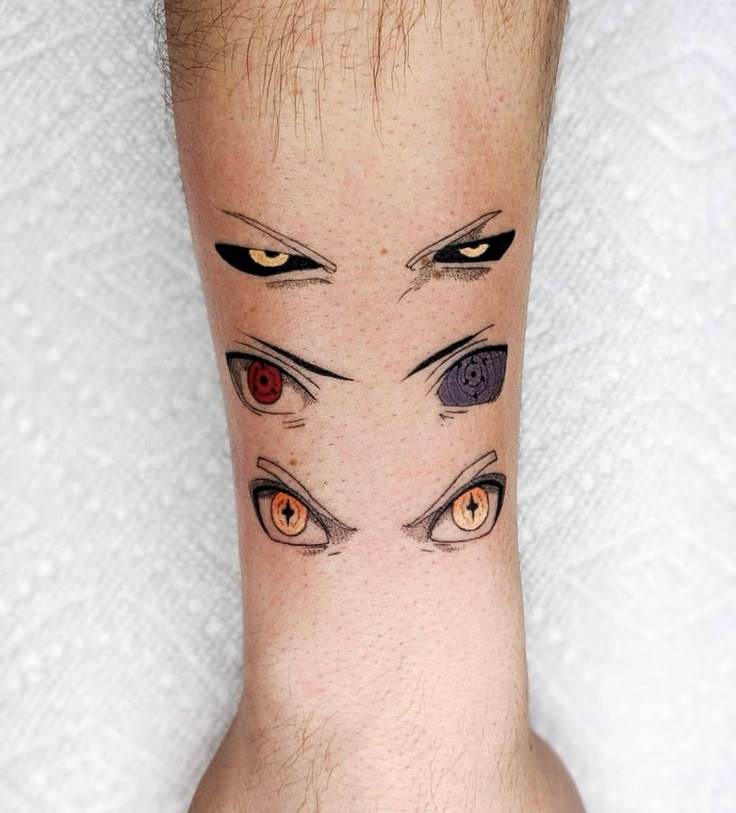 Anime Hand Tattoo Idea from E-Zine