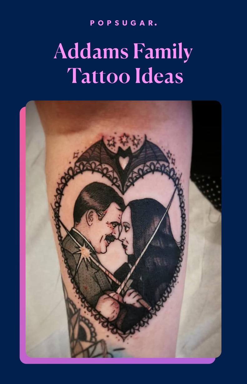 The Addams Family Tattoos Ideas & Inspiration | PS Beauty