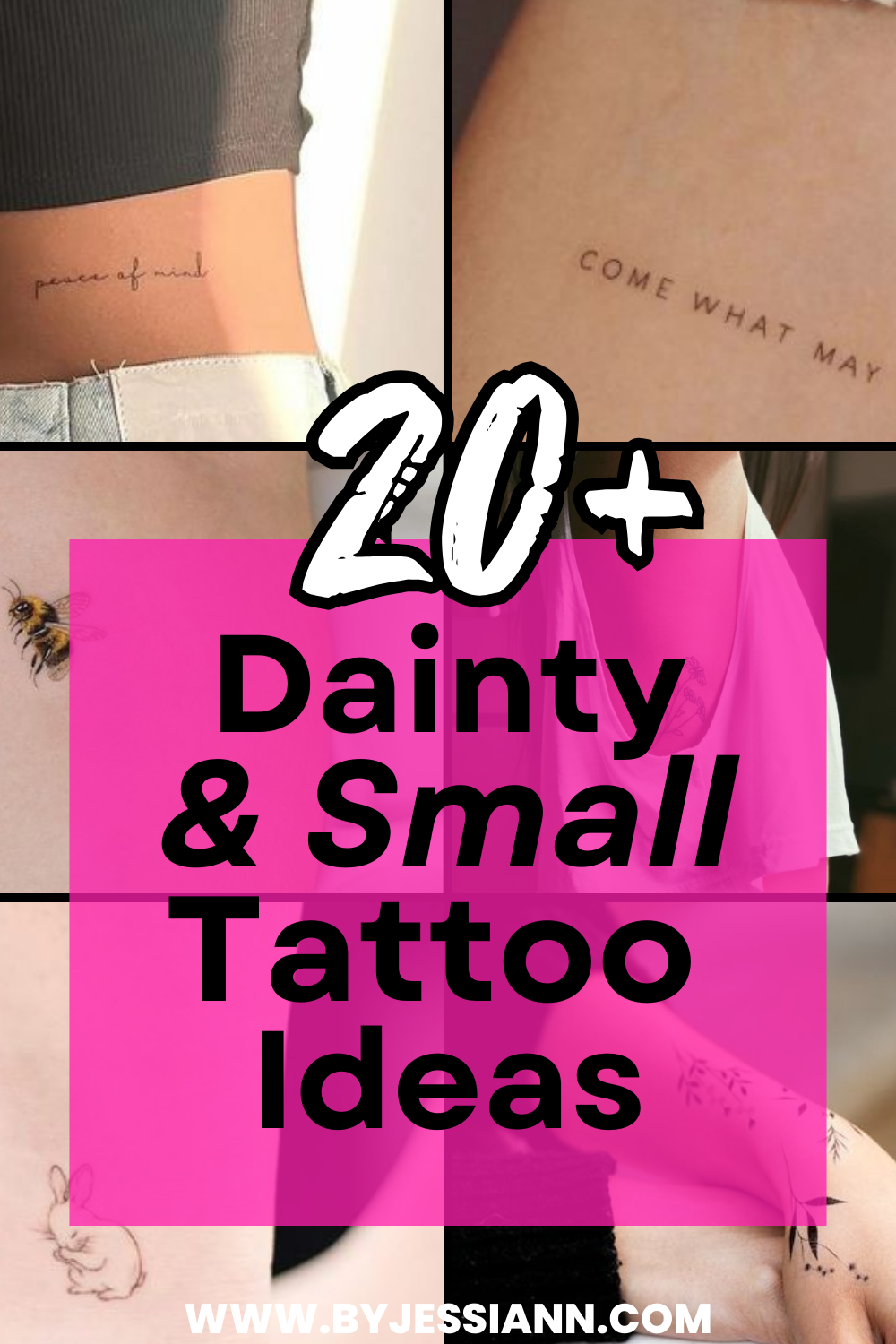 Minimalist Floral Tattoo