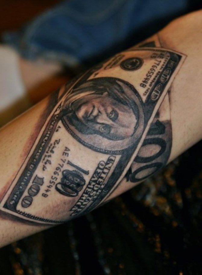 Dollar Bill Tattoo