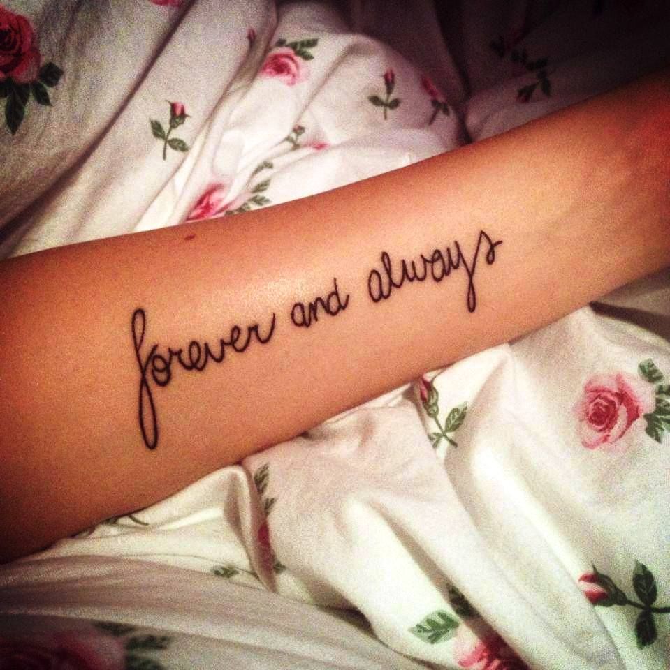Always And Forever Tattoo Ideas