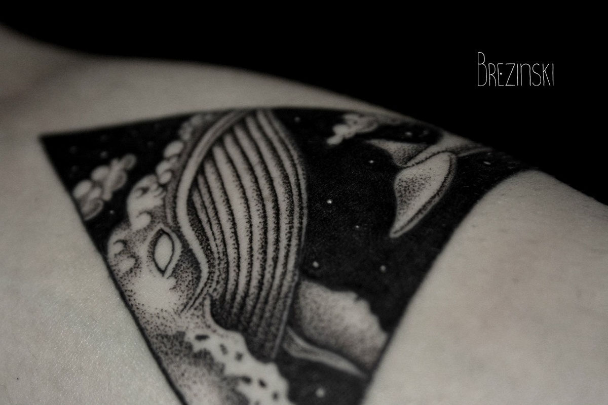 Abstract Geometric Tattoo