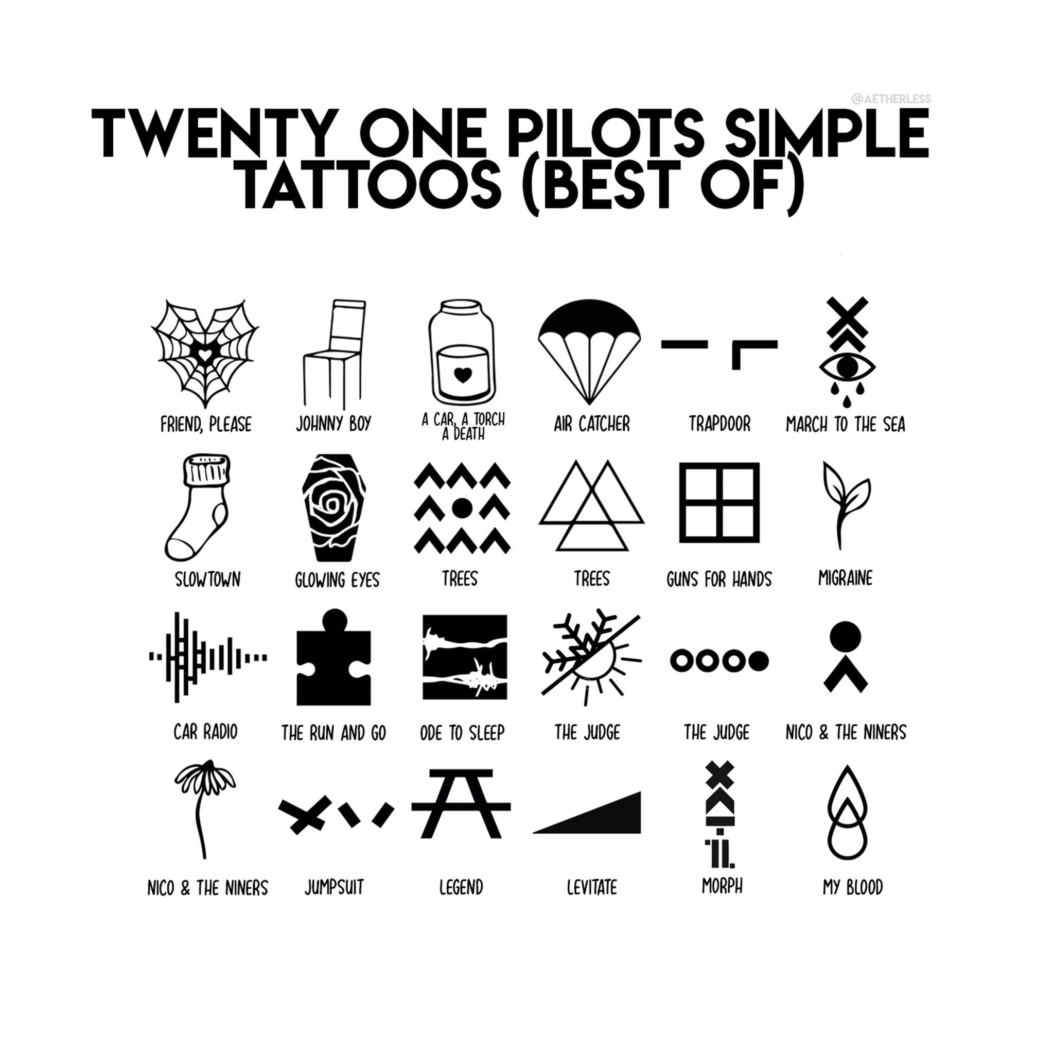Twenty One Pilots Tattoo Ideas