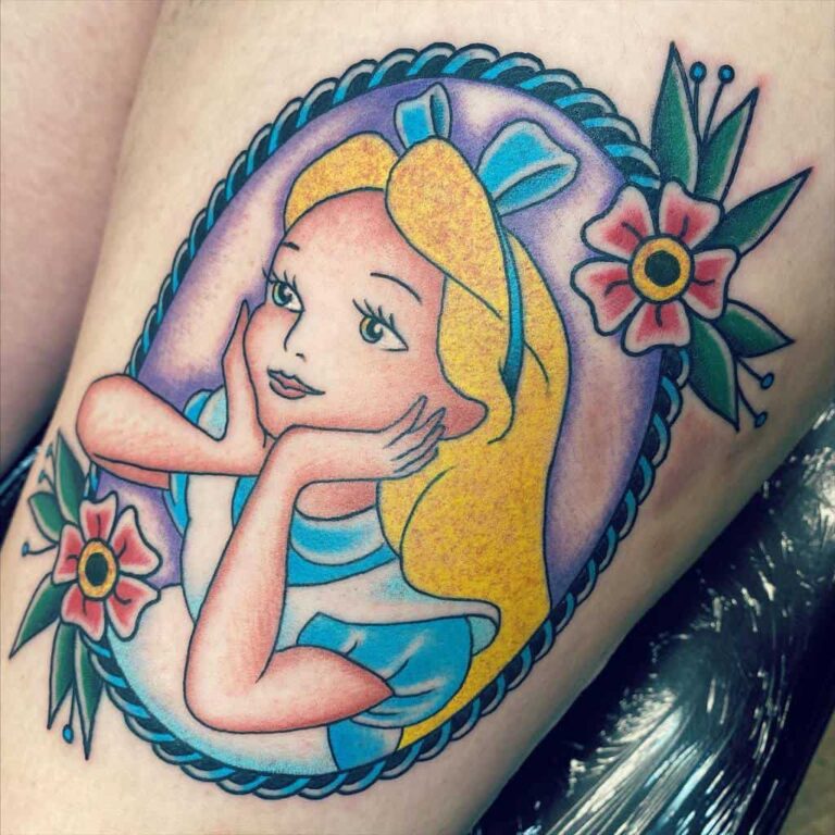 Alice in Wonderland Ink Tattoo