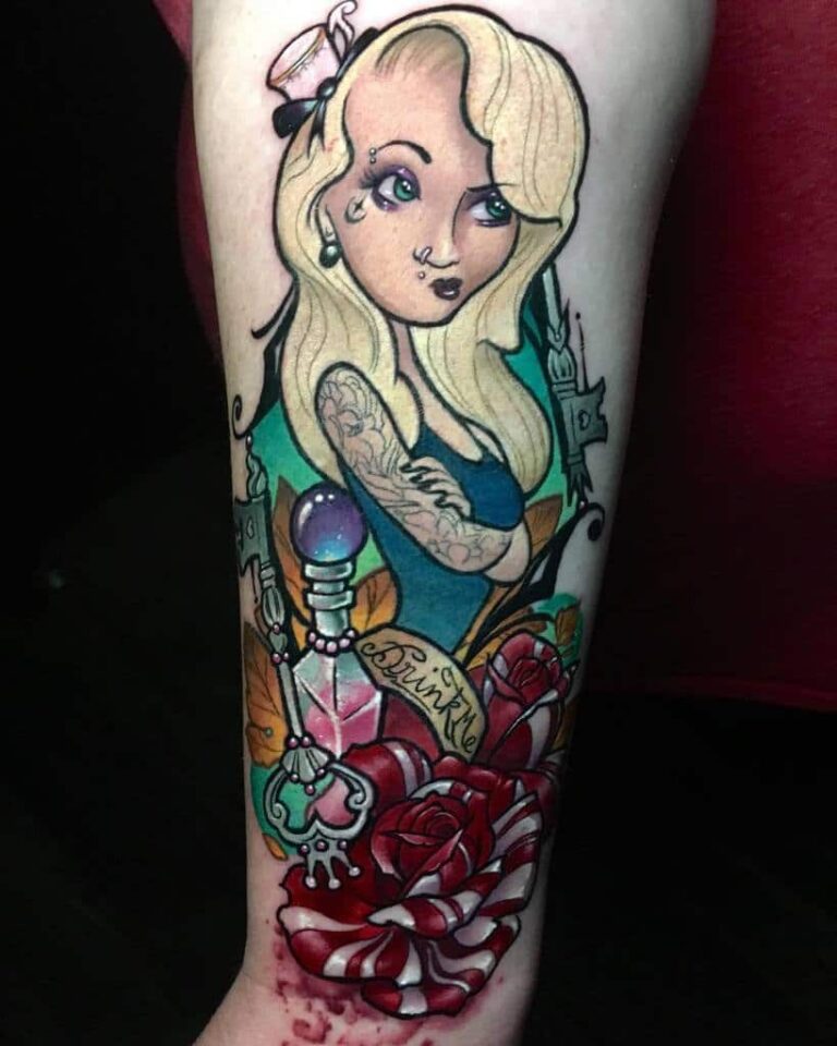 Alice in Wonderland Tattoo