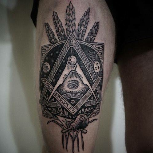 All seeing eye tattoo - Tattoogrid.net