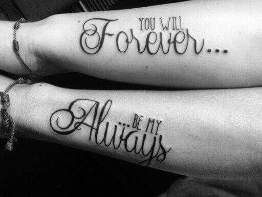 Always and Forever Matching Tattoo