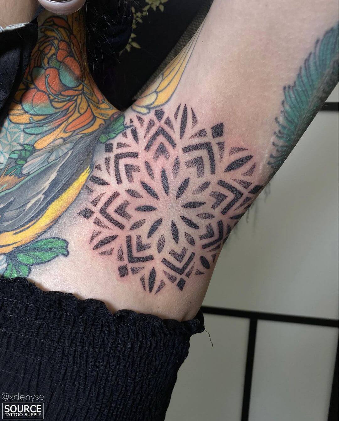 Armpit Tattoo Design 3
