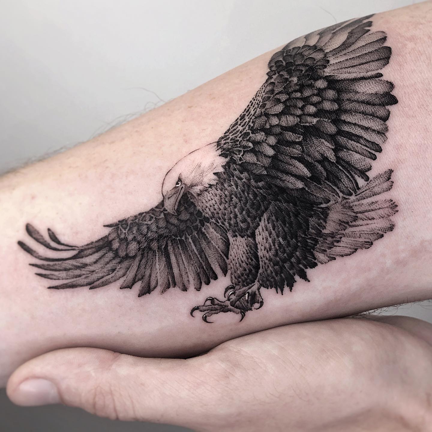 Traditional American Eagle Tattoo