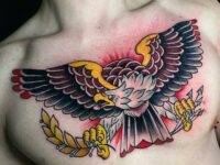 American-Traditional-Eagle-Tattoos