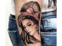 Amy-Winehouse-Tattoo-on-Arm-by-Chris-Dreamhands
