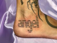 Angel-Name-And-Number-Ankle-Tattoo