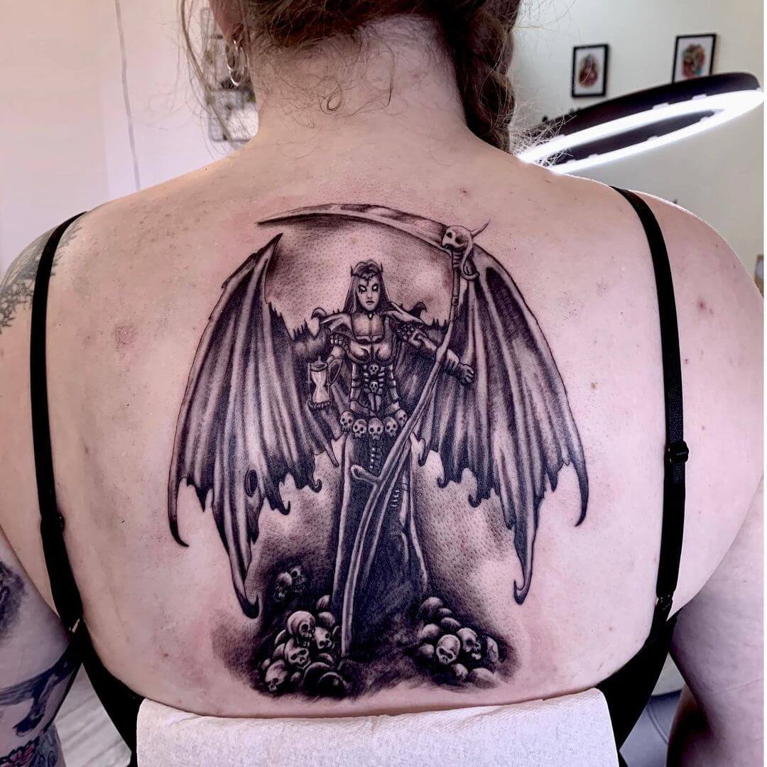101 Amazing Angel Of Death Tattoos For 2024!