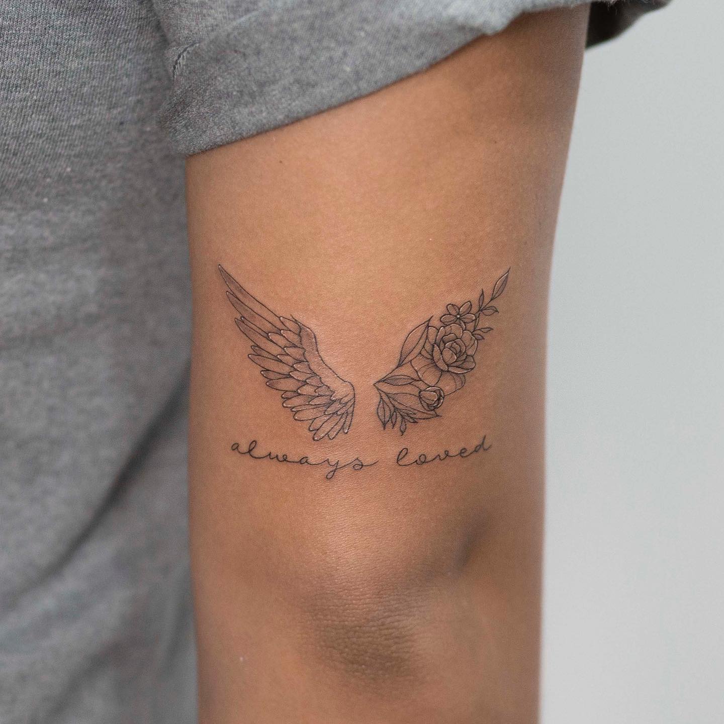Small Angel Wings Tattoo