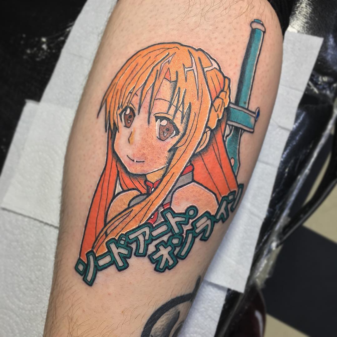 Anime Character Tattoo