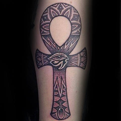 Ankh Cross Tattoo