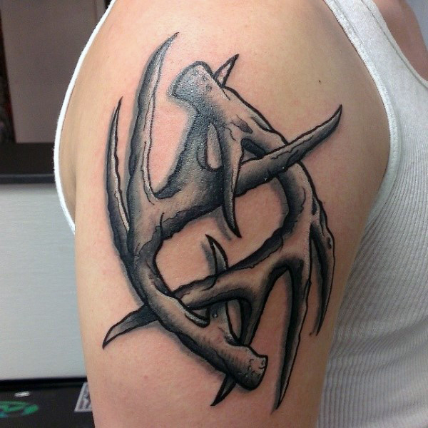 Antler Tattoo Drawing