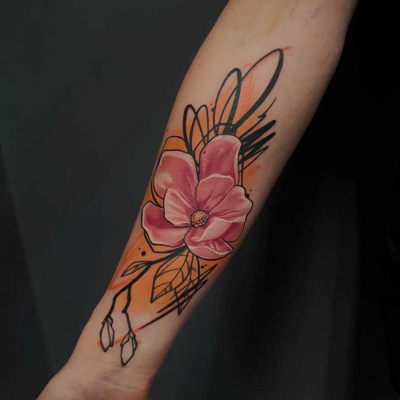 Delicate Rose Tattoo