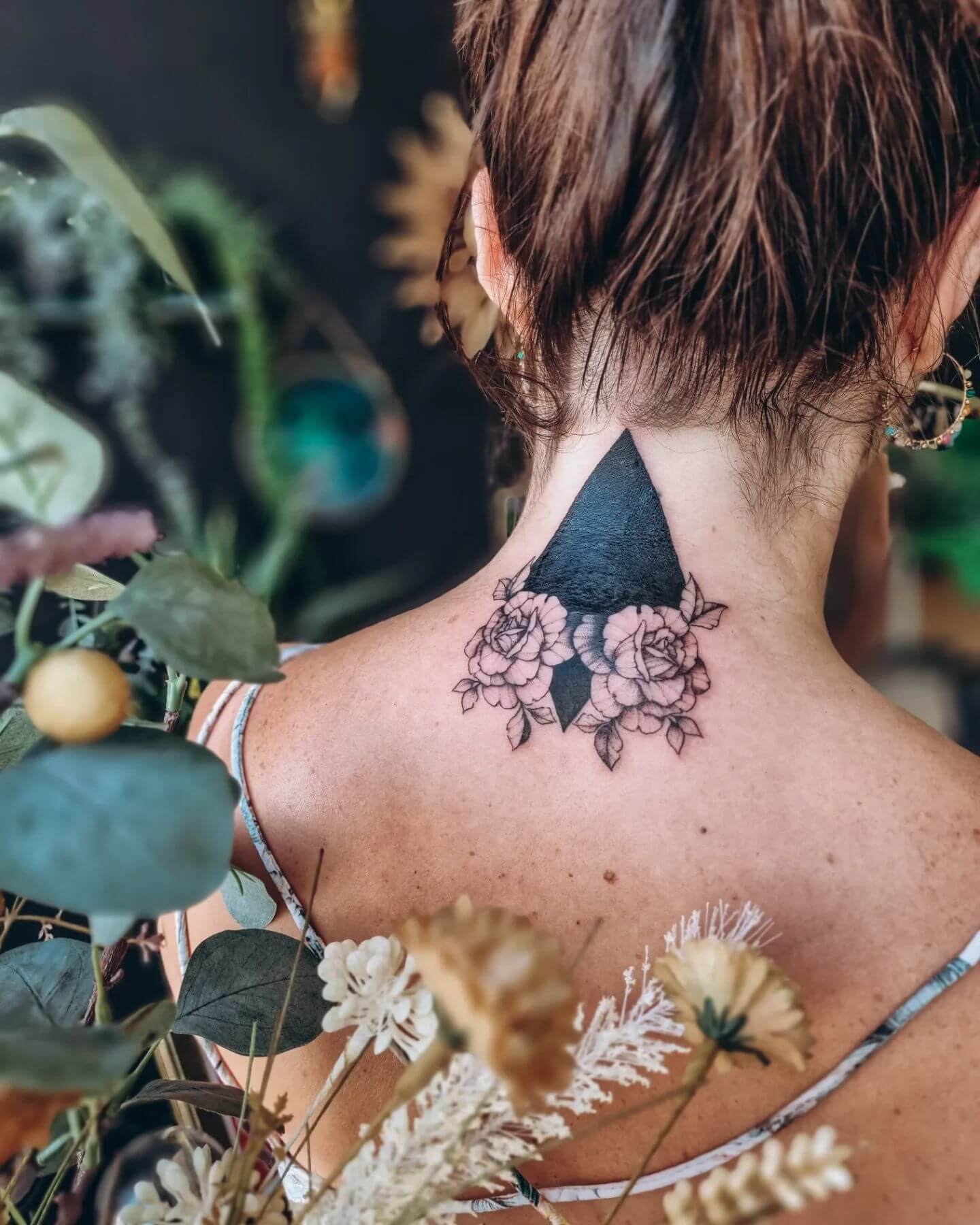 Abstract Geometric Shapes Tattoo