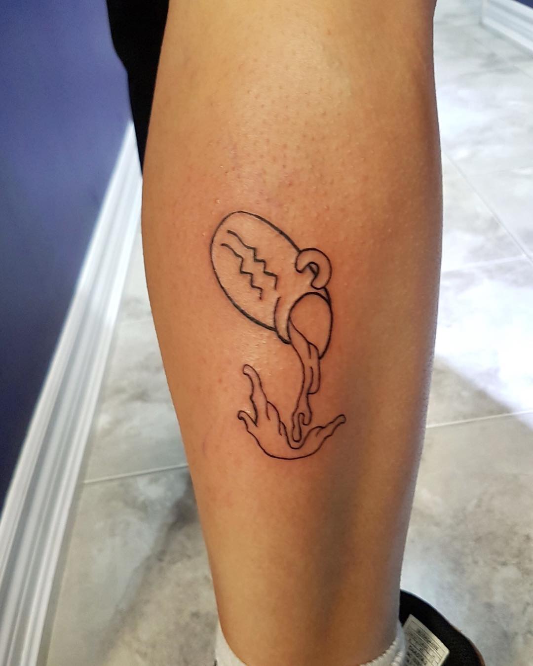 Aquarius Tattoo Design 5